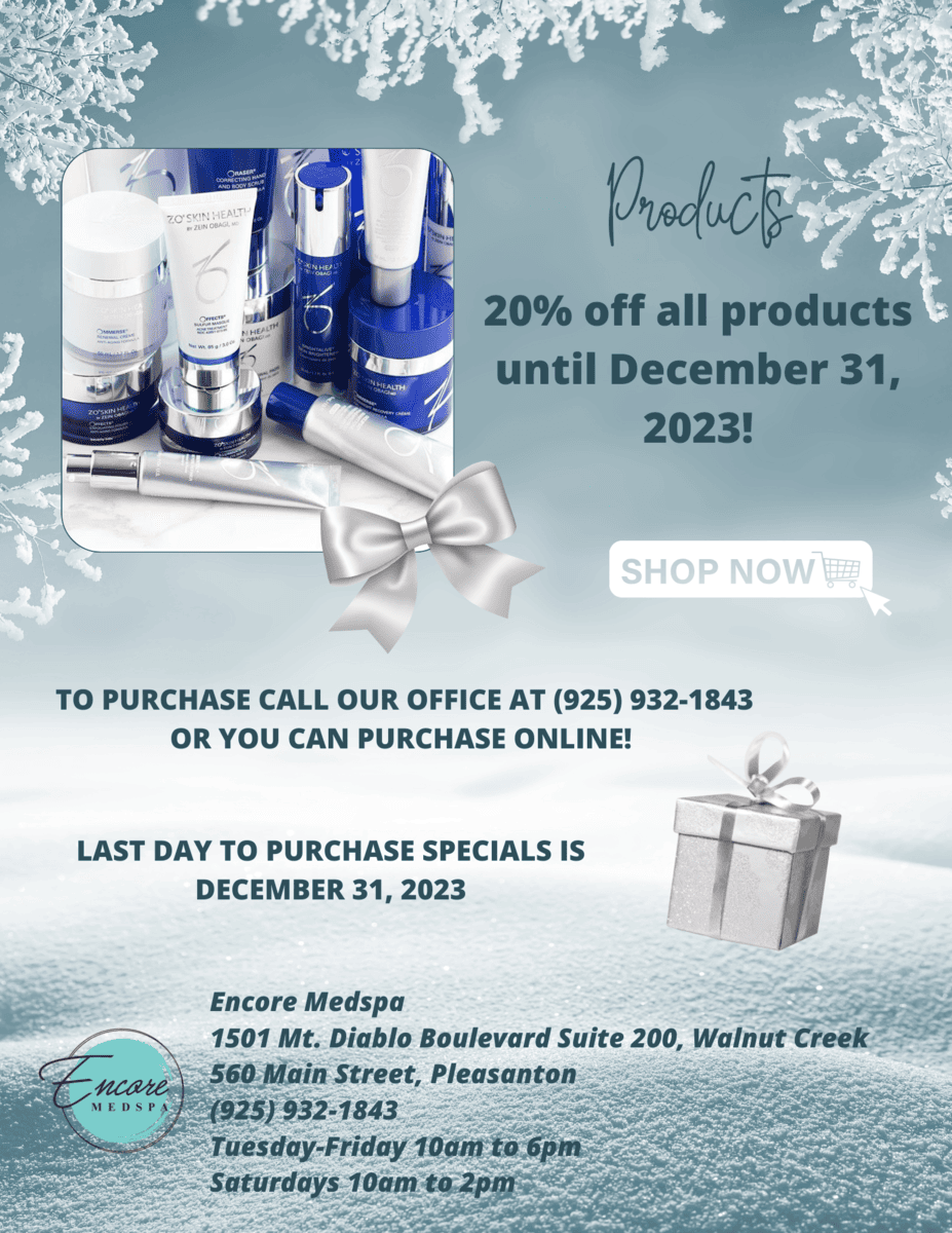 Products 20% off until December 31, 2023